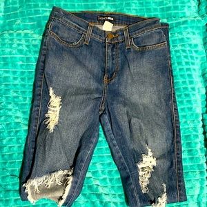 Fashion nova skinny ripped jeans